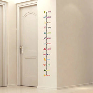 "How much did you grow" measurement wall stickers