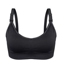 Load image into Gallery viewer, Bump to Baby Nursing Bra Black