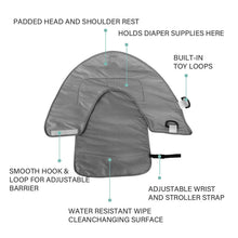 Load image into Gallery viewer, 3-in-1 Diaper Changing Pad - No More Messy Hands!