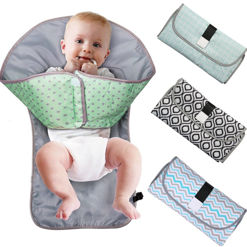 3-in-1 Diaper Changing Pad - No More Messy Hands!