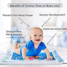 Load image into Gallery viewer, MOMO Tummy Time Sensory Water Bathmat