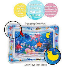 Load image into Gallery viewer, MOMO Tummy Time Sensory Water Bathmat
